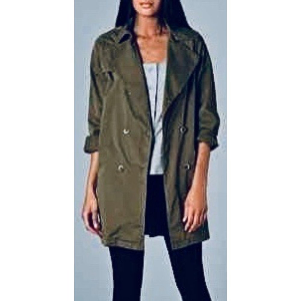 PJK Patterson J Kincaid Mid Length Trench Coat